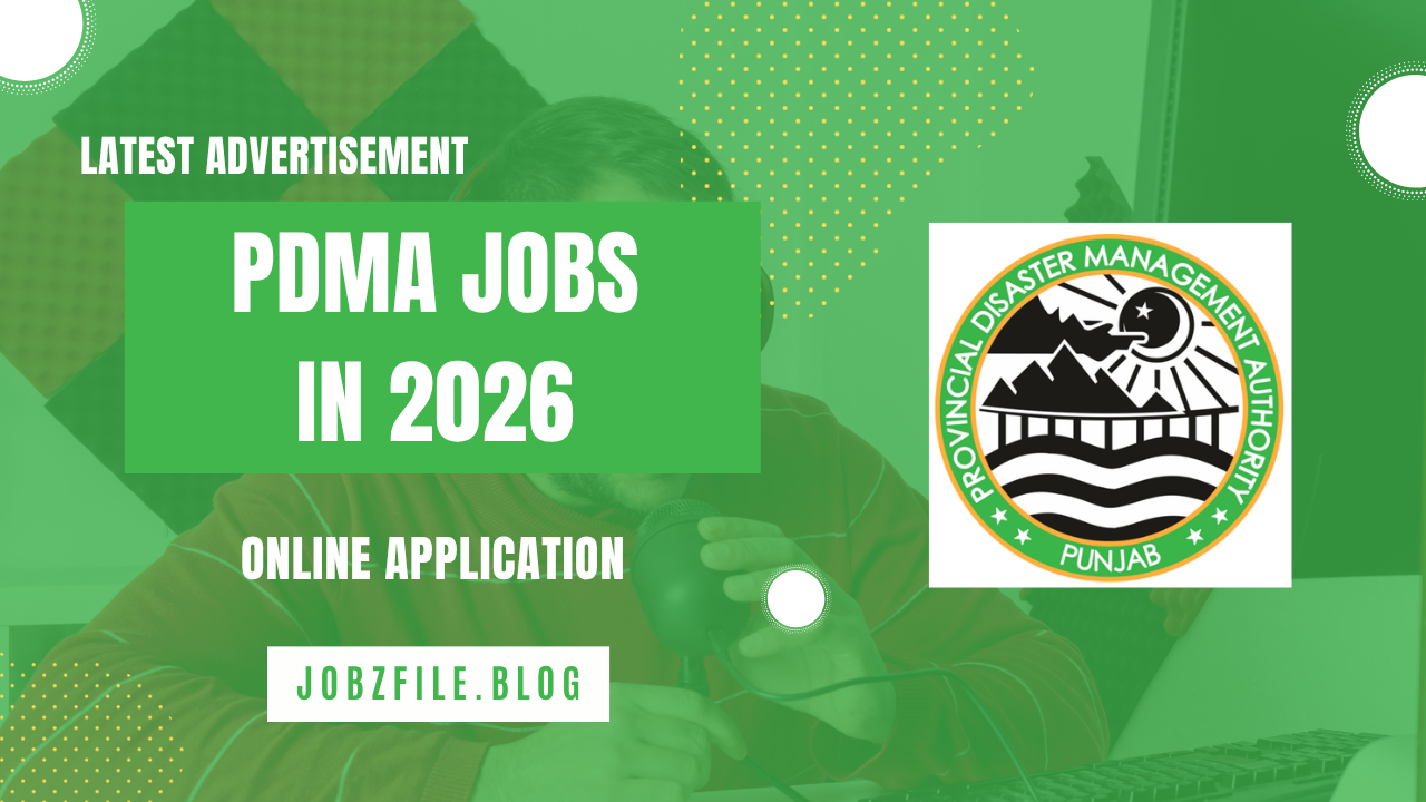 Provincial Disaster Management Authority PDMA Jobs in 2026